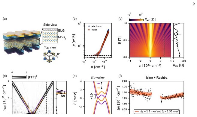 Figure 1 from Spin-orbit proximity in MoS2/bilayer graphene heterostructures